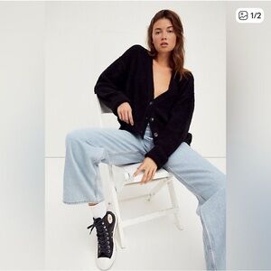 🌻 Free People Eclair Cardigan Alpaca Wool